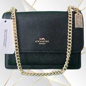 NWT GOLD/BLACK COACH MINI KLARE CROSSBODY
